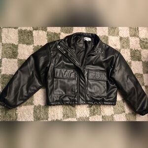 Vigoss Black Bomber Jacket